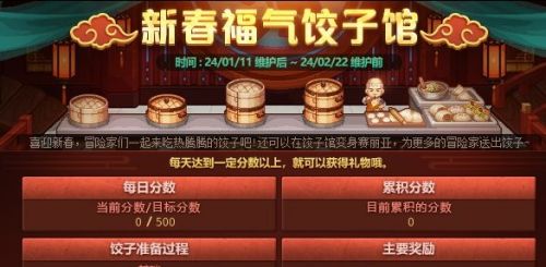 《DNF》2024新春福气饺子馆活动玩法及奖励一览