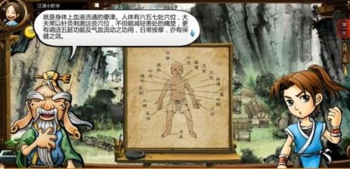 《侠客风云传》穴位效果及位置详细介绍