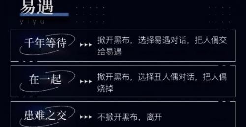 《世界之外》人偶之匣选项选择推荐详解