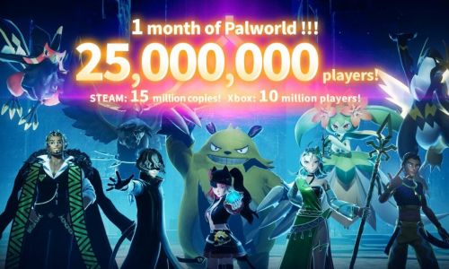 《幻兽帕鲁》Steam销量破1500万Xbox玩家数破1000万