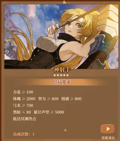 《火山的女儿》全结局达成攻略一览