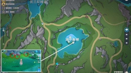 《原神》湖光铃兰分布图及采集路线一览