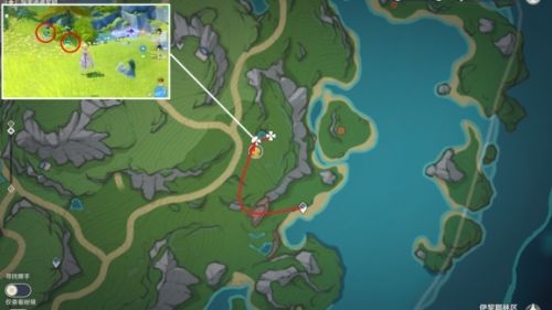 《原神》湖光铃兰分布图及采集路线一览