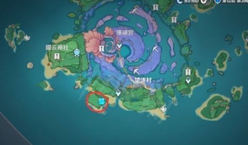 《原神》海盗的宝藏最新位置及路线分享