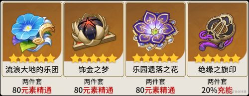 《原神》雷电将军圣遗物最佳选择方案推荐