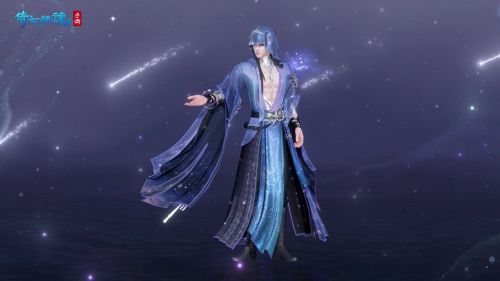 《倩女幽魂手游》全新星空主题时装星罗织梦上架商城