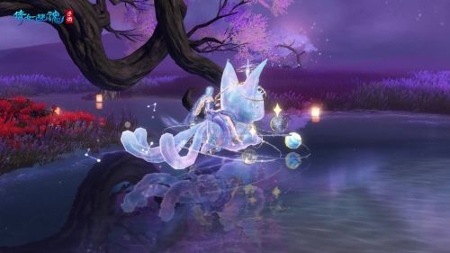 《倩女幽魂手游》全新星空主题时装星罗织梦上架商城