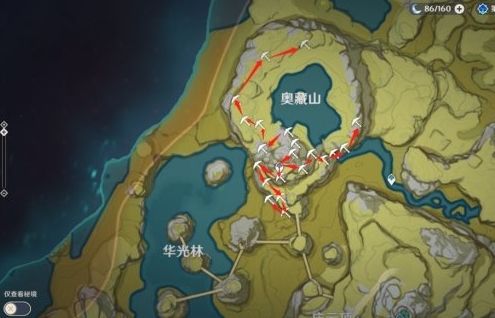《原神》白铁矿分布位置及采集路线推荐