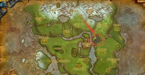 《魔兽世界》嚎风峡湾拜尔海姆位置坐标详解