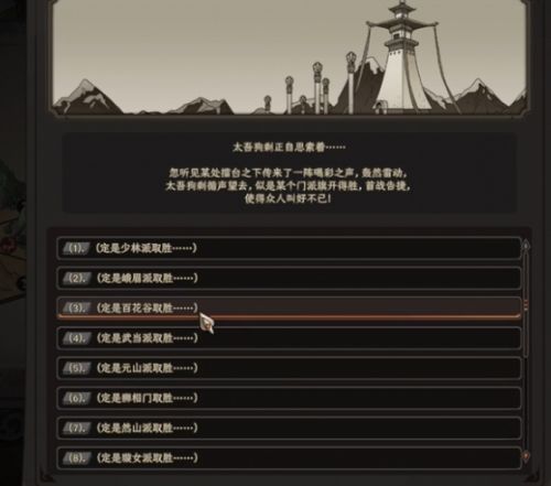 《太吾绘卷》武林大会奖励最新介绍2024