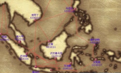 《大航海时代4威力加强版HD》港口地图坐标分布汇总
