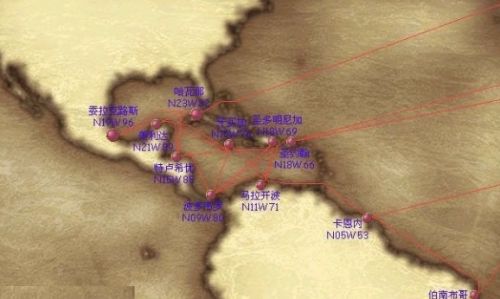 《大航海时代4威力加强版HD》港口地图坐标分布汇总