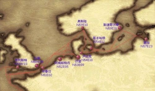 《大航海时代4威力加强版HD》港口地图坐标分布汇总
