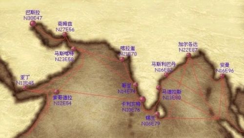 《大航海时代4威力加强版HD》港口地图坐标分布汇总