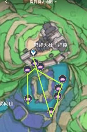 《原神》绯樱绣球分布位置及最佳采集路线一览