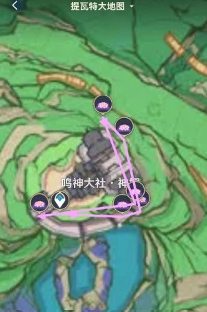 《原神》绯樱绣球分布位置及最佳采集路线一览