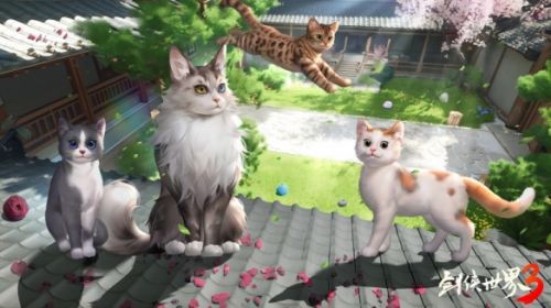 萌宠布偶可爱来袭《剑侠世界3》新萌宠布偶猫上线