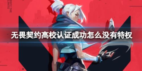 《无畏契约》高校认证成功没有特权原因介绍