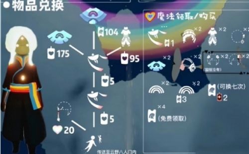 《光遇》彩虹日最新兑换图一览
