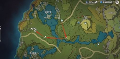 《原神》白铁矿位置分布及最佳采集路线分享