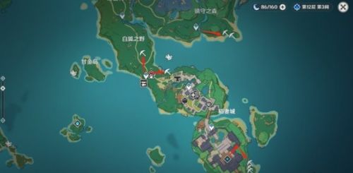 《原神》白铁矿位置分布及最佳采集路线分享