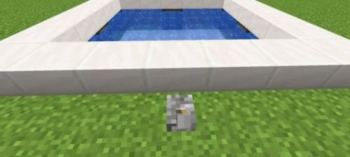 《我的世界手游》红石游泳池制作方法教程