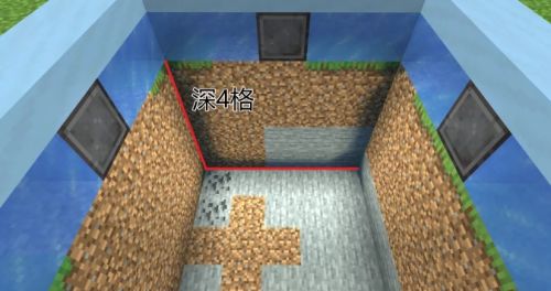《我的世界手游》红石游泳池制作方法教程