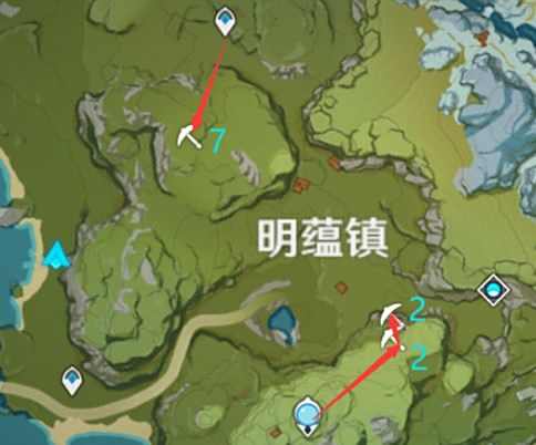 《原神》铁块位置分布图及最高效采集路线推荐