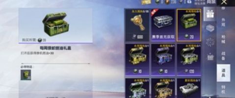 《和平精英》物资币使用方法详细介绍