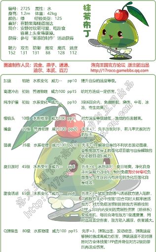 《洛克王国》抹茶布丁性格属性推荐